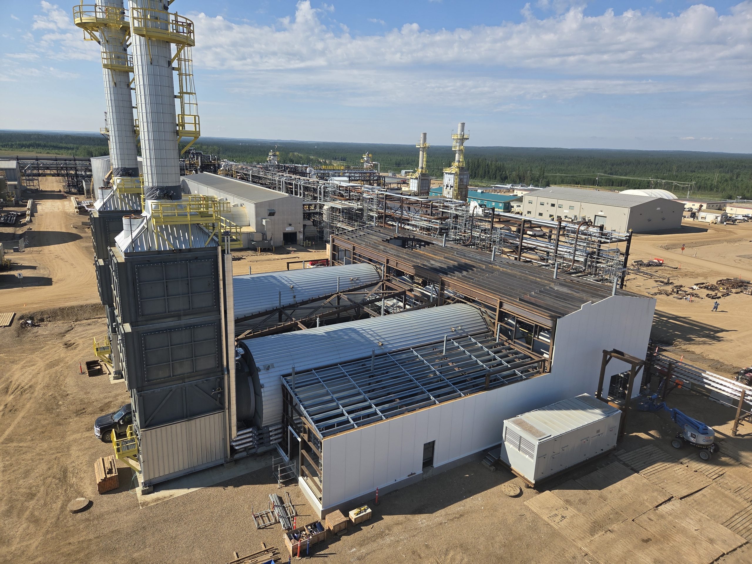 Field operations building complex – annex structure with structural steel roof framing